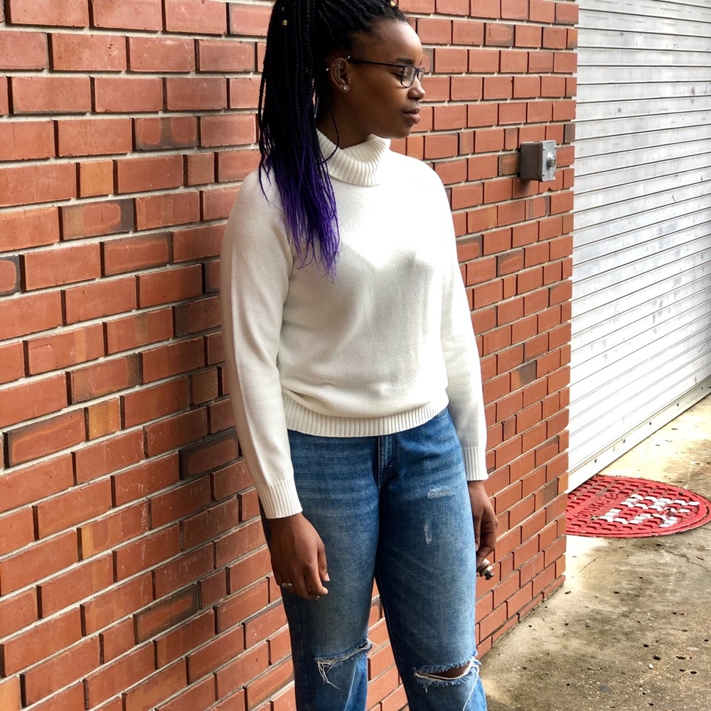 knitted turtleneck Sweater